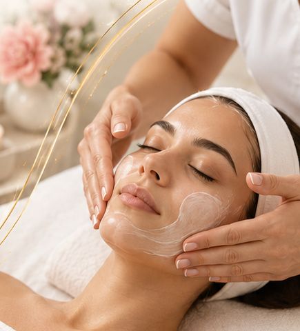 Manual facial massage